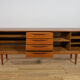 Mid-Century Large Teak Tambour Door Sideboard, Denmark, 1960s