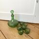 Carafe and polished glasses Made in Italy