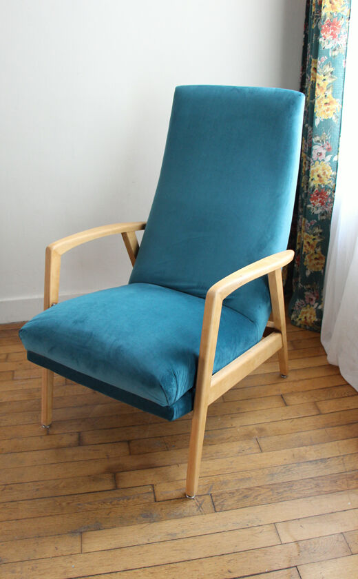Fauteuil de lecture vintage