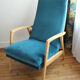 Fauteuil de lecture vintage