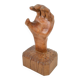 Brutalist Arts and Crafts Sculpture Wooden Hand, 1950s