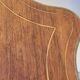 Napoleon III violin-shaped middle desk table 19th in marquetry