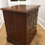 Piece of furniture with drawers style marine mahogany