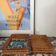 2 rattan baskets