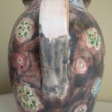 Vase pichet coq, céramique émaillée signée Jeanne Azambourg, Le Clos De Joye, années 60