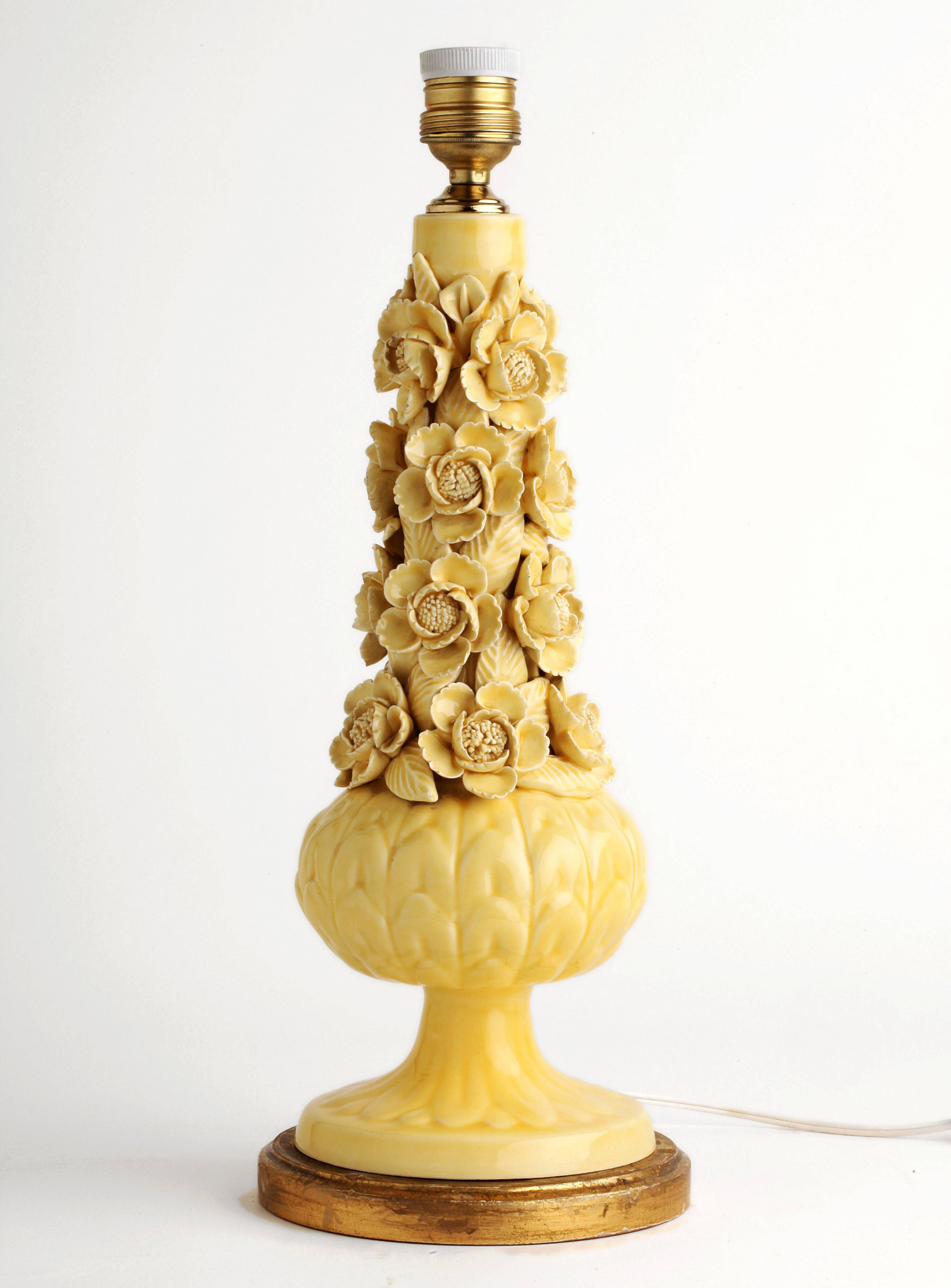 Romantic yellow lamp
