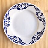 5 plates dessert Art Deco