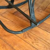 Rocking horse in rattan and bamboo