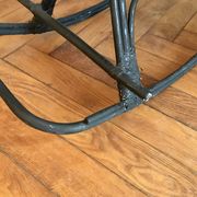 Rocking horse in rattan and bamboo