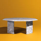 Table basse en marbre, 8 coins