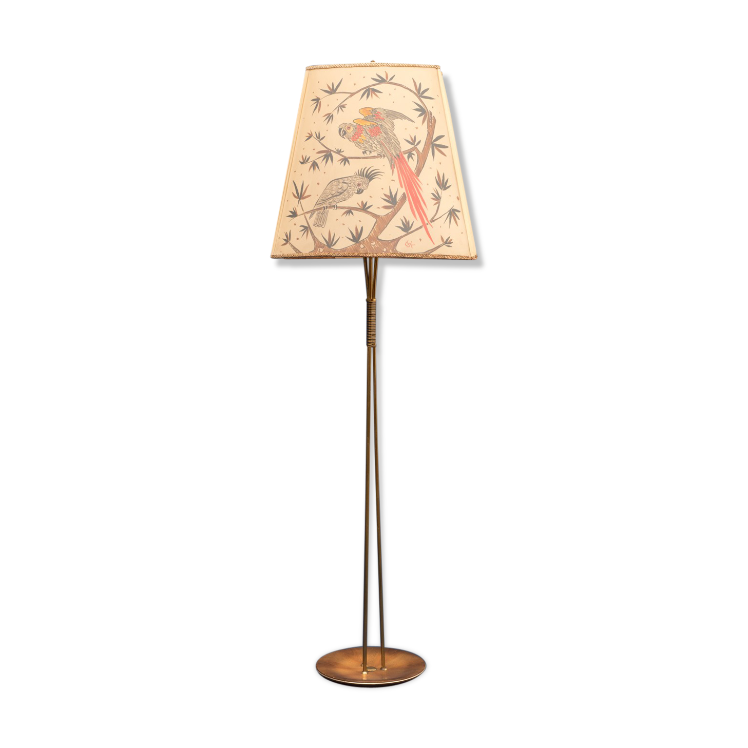 Floor lamp 50s animal print