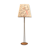 Lampadaire années 50 motif animal