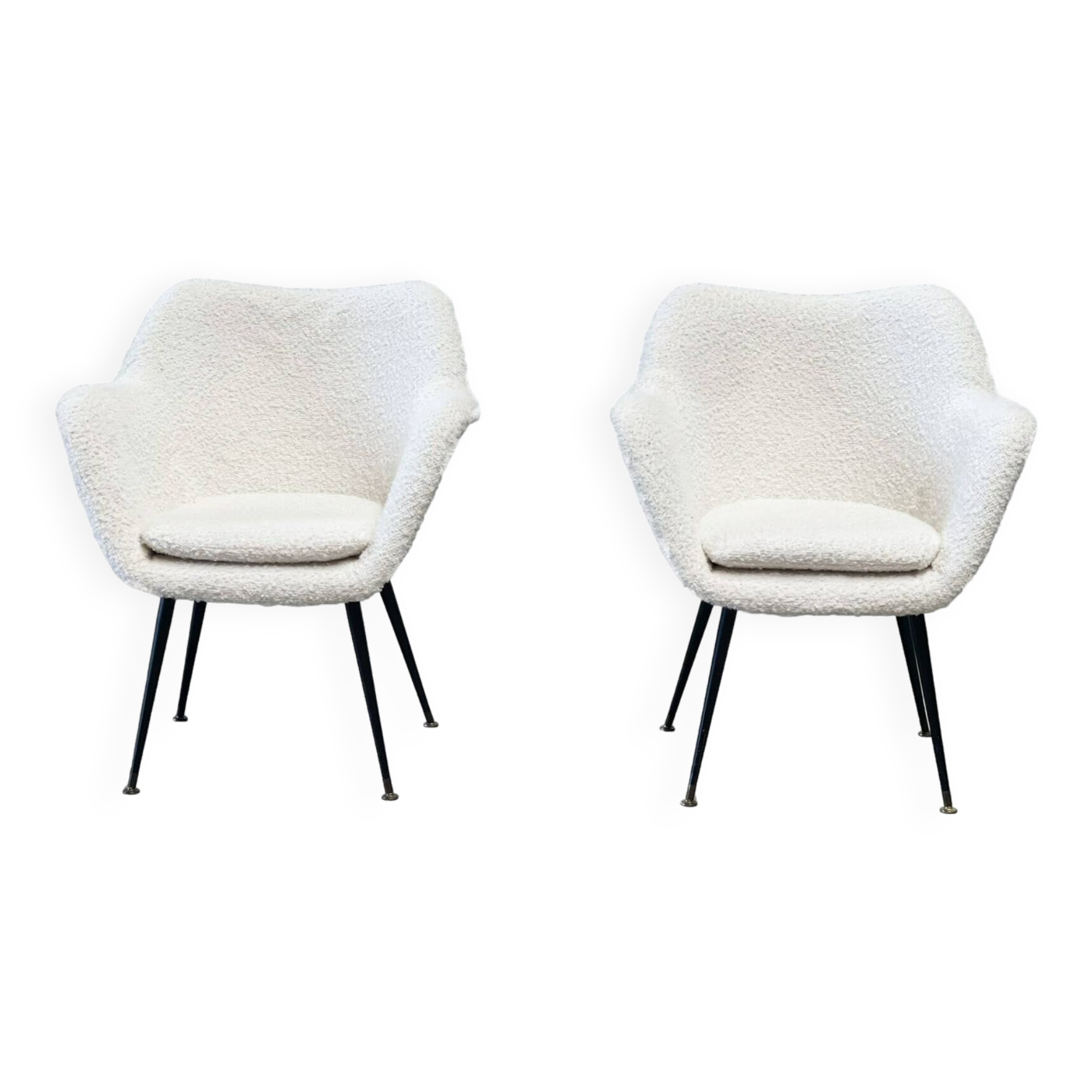 Boucle lounge / easy chairs