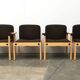Mid-century Series 77 armchairs by Gerd Lange for Schlapp Möbel, 1970s, set of 4.
