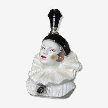Lampe " Pierrot " en céramique années 70