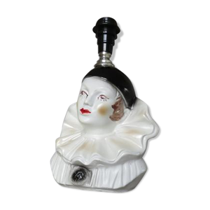lampe  Pierrot  en céramique