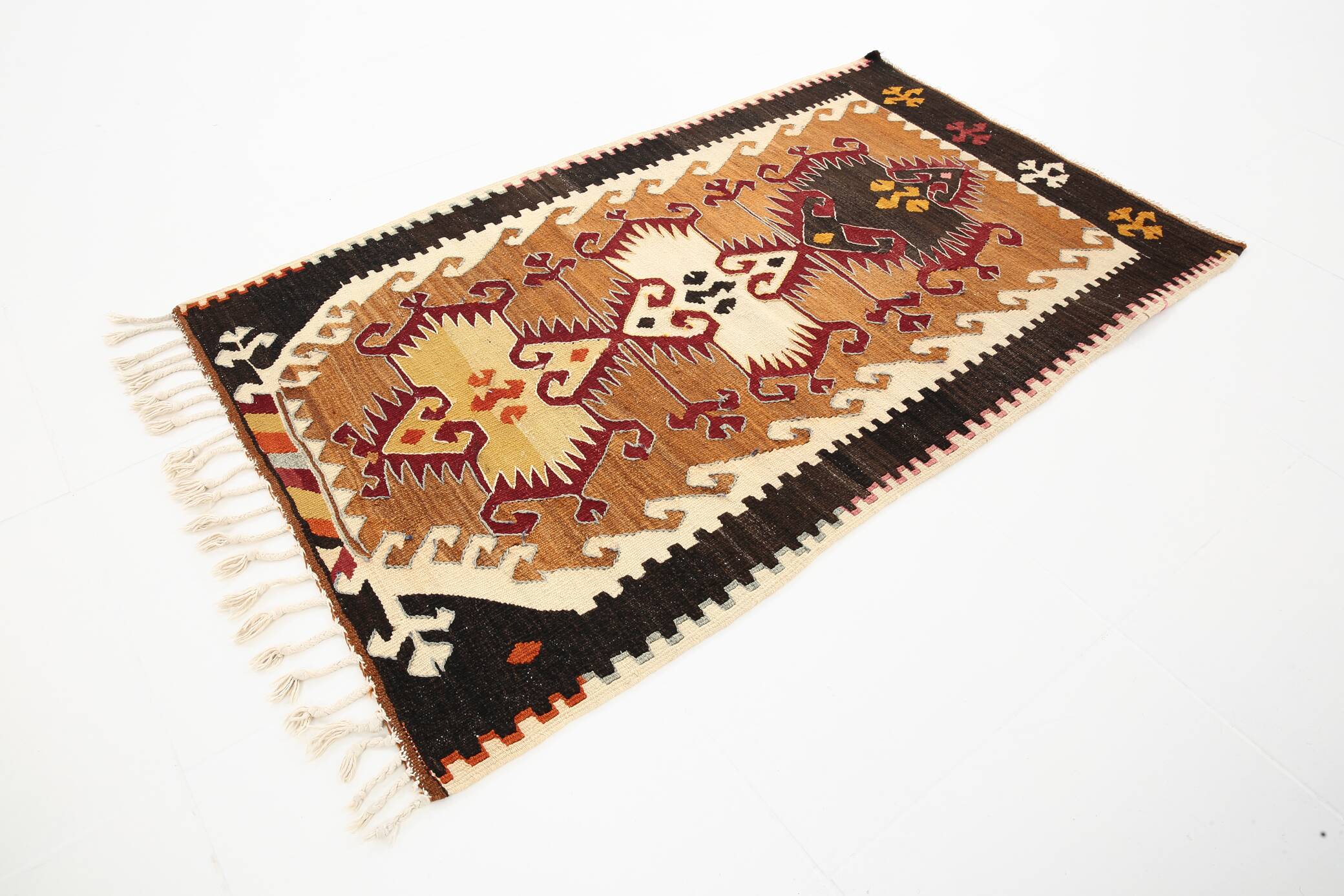 3x5 Small Size Vintage Kilim Rug, 84x137Cm