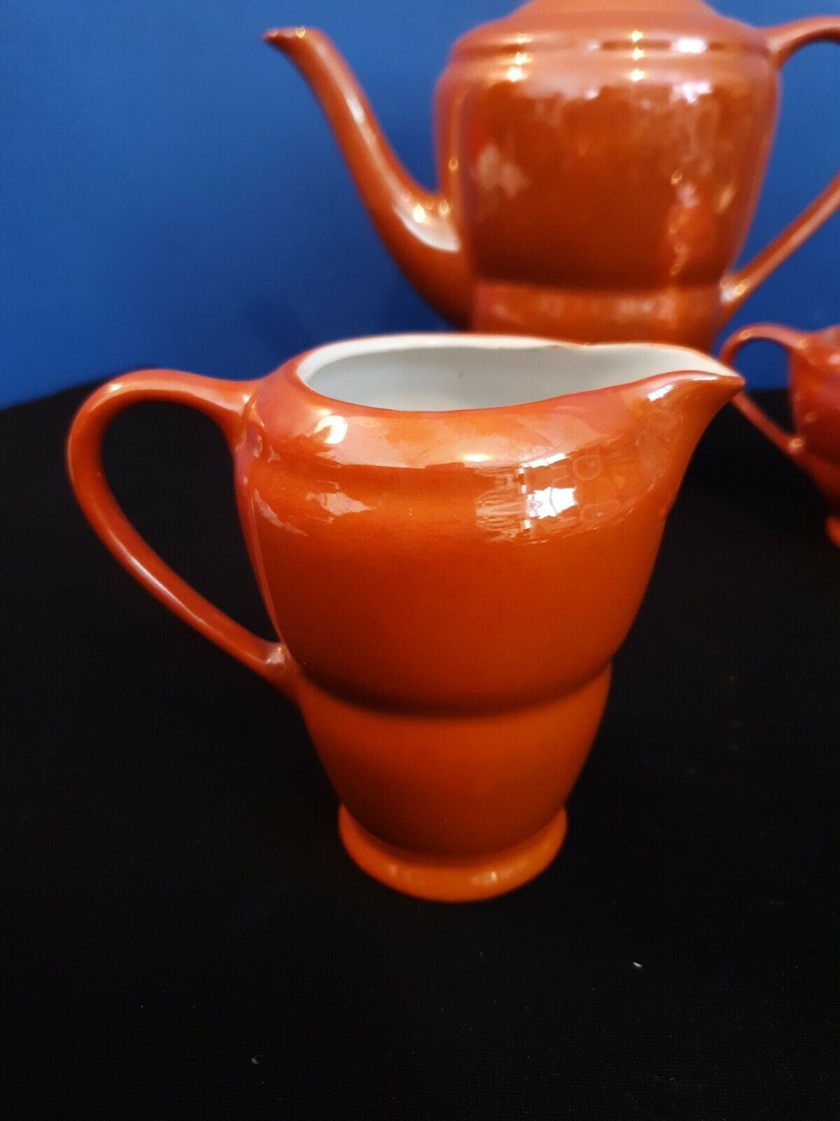 Czechoslovakian porcelain milk pot coffee maker