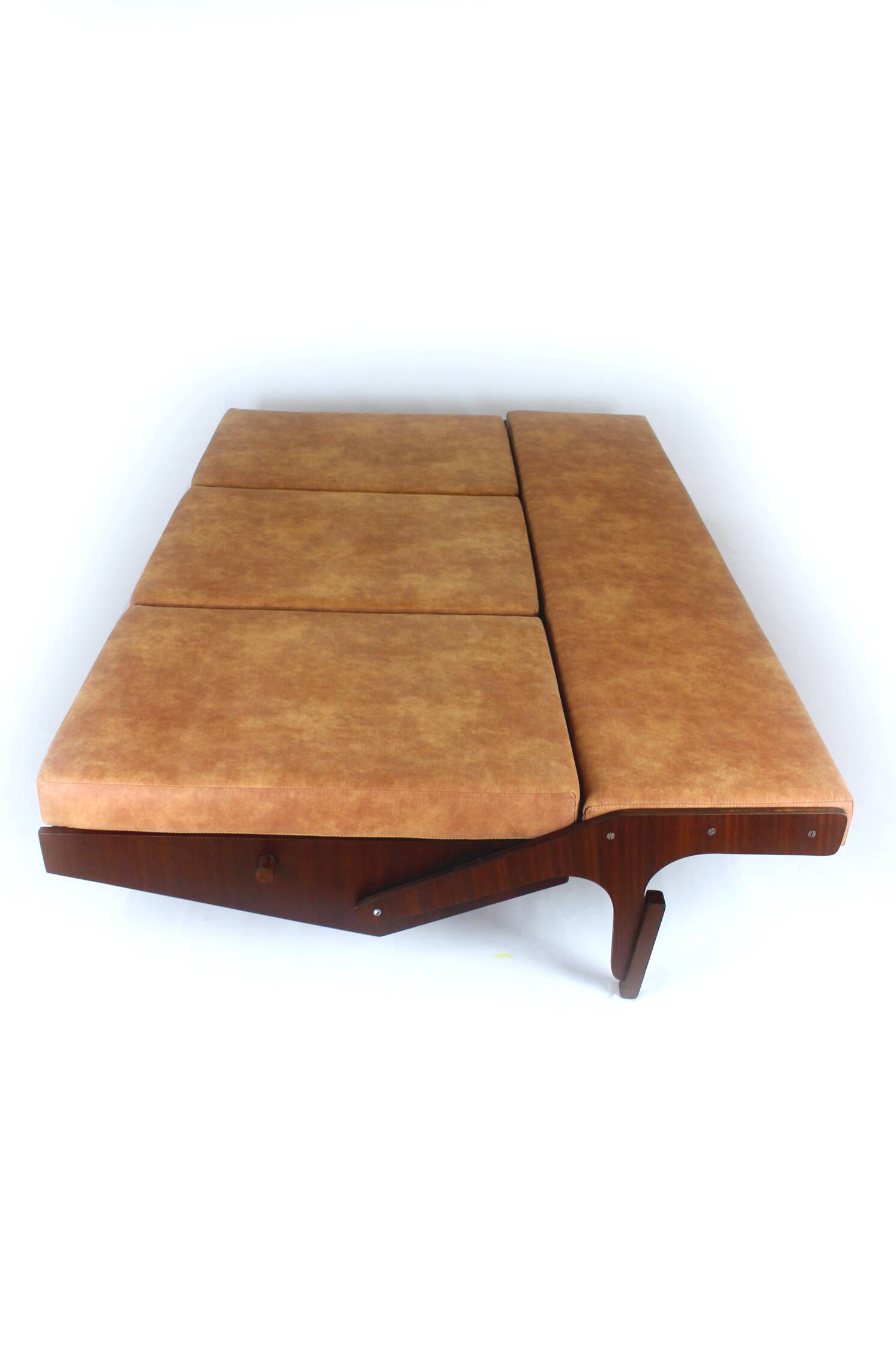 Restored Mid-Century Convertible Sofa from Opp Drevovyroba, 1970s