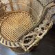 Fauteuil emmanuelle en rotin 1970