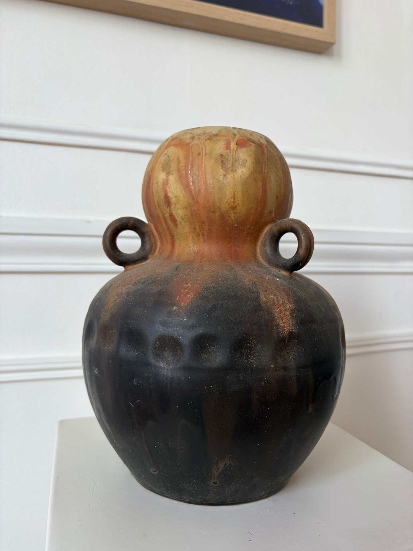 Art ceramic vase by Gilbert Metenier