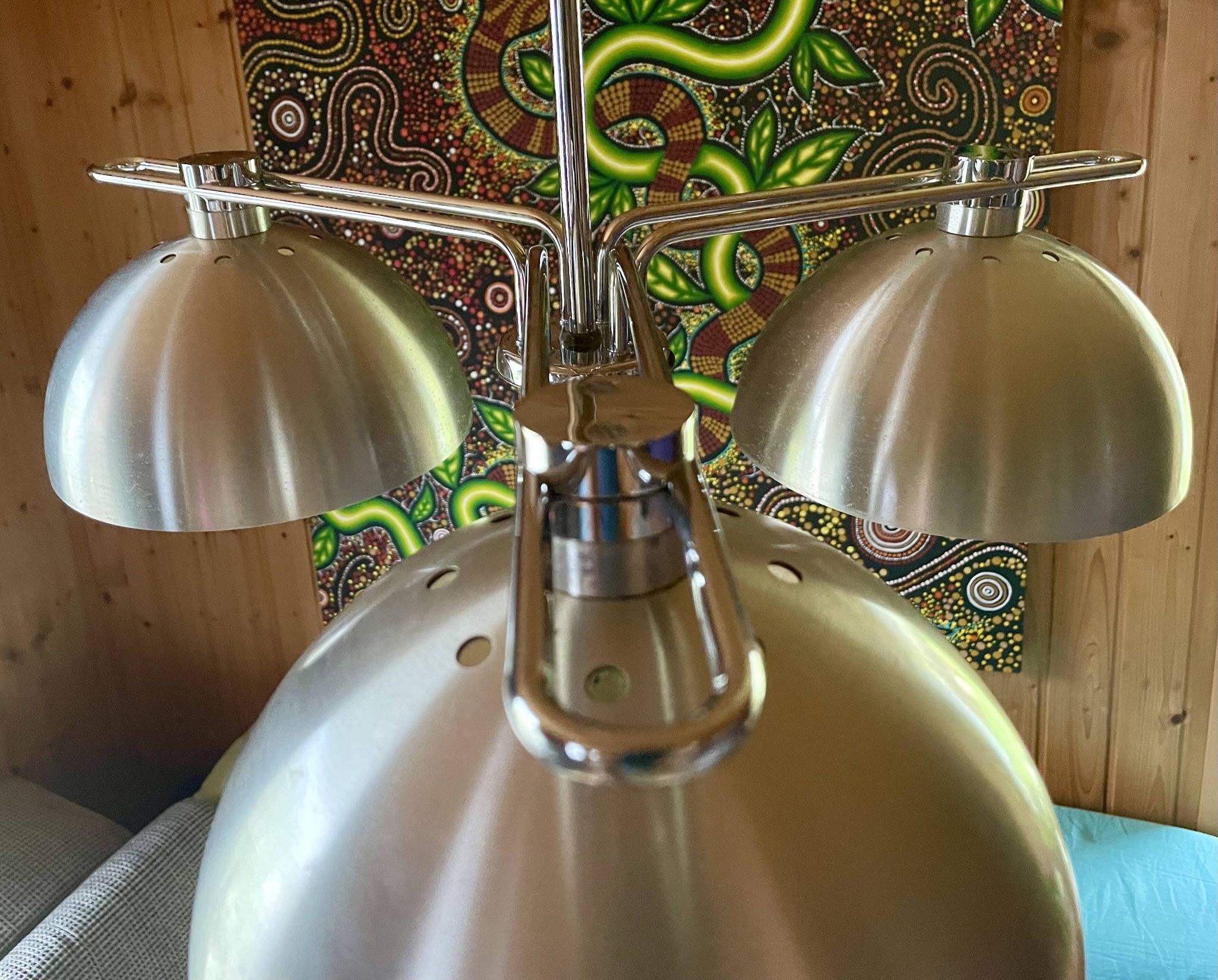 Chandelier, Space Age ceiling light, Design by "Jean Gandelin", vintage, from the 70s