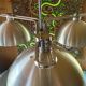 Chandelier, Space Age ceiling light, Design by "Jean Gandelin", vintage, from the 70s
