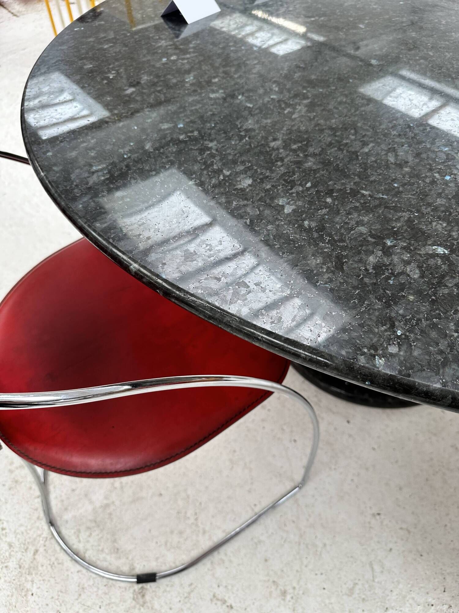 'Lotto Rosso' dining table by Ettero Sottsass for Poltronova, Italy 1980s