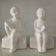 Vintage ceramic bookends