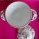 Sucrier balustre couvert porcelaine Minton , 19ème