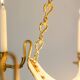 Baguès House. Empire style chandelier in gilded bronze. 1950s.
