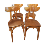 4 chairs bistro Luterma Banana