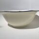 Mary Lou Digoin octagonal salad bowl diameter 28cm dark blue edge