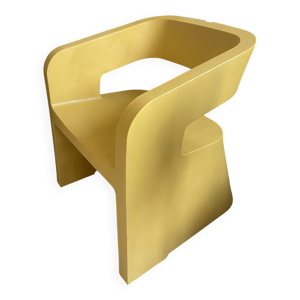 chauffeuse design jaune