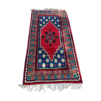 Tapis laine ancien fait main