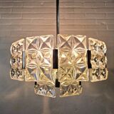 Vintage Hillebrand crystal chandelier, 1960s