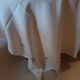 Large antique hand-embroidered tablecloth