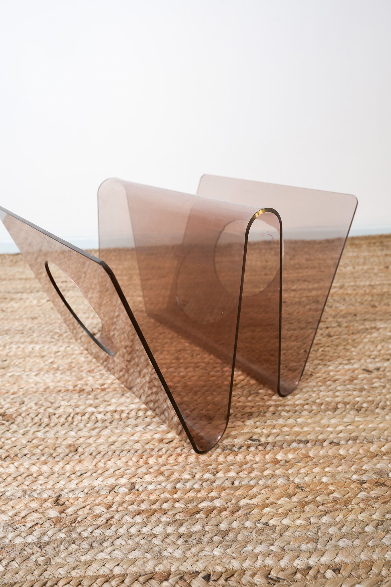 Plexiglas magazine holder Michel Dumas