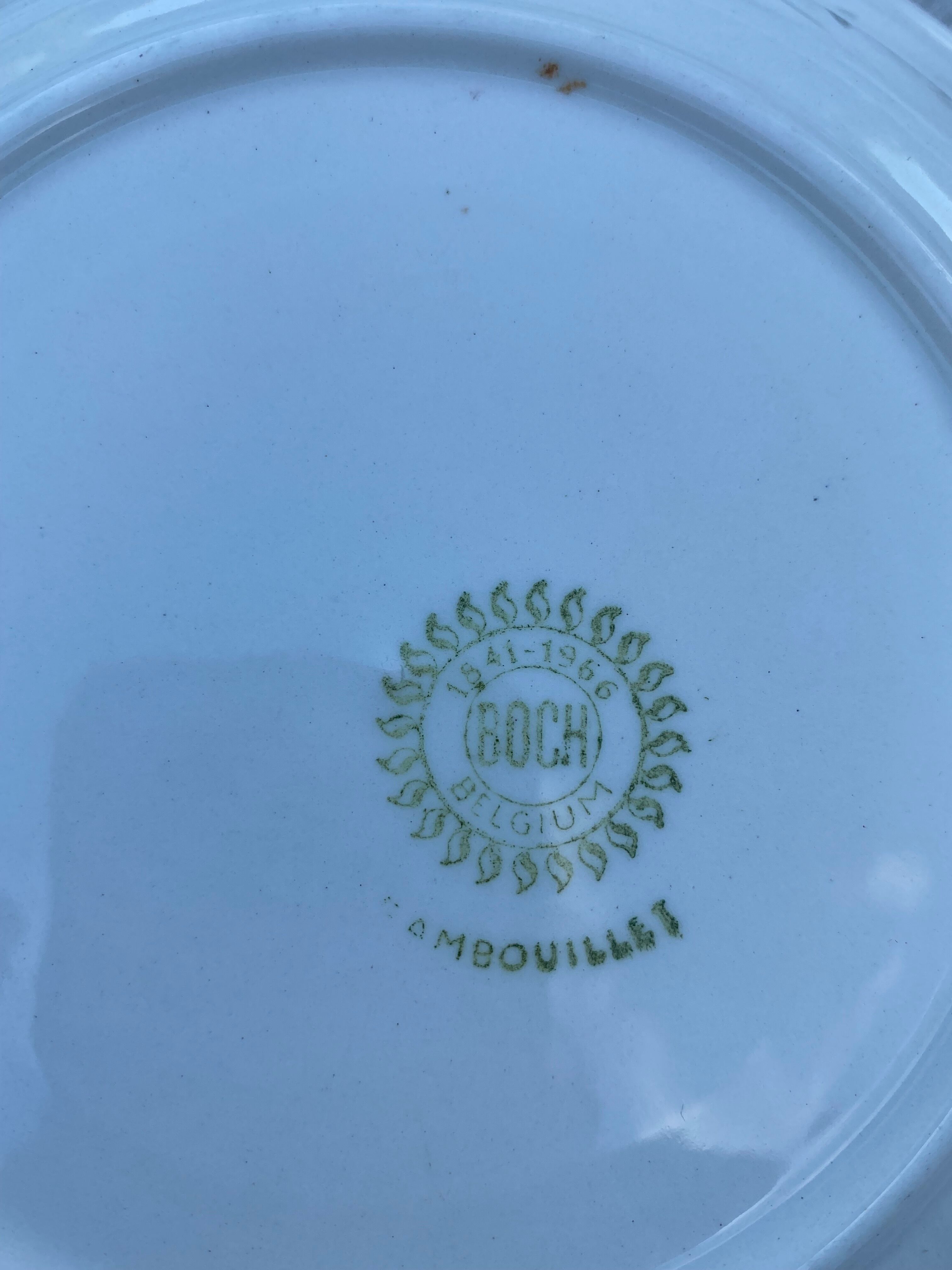 Hollow plates Boch model Rambouillet