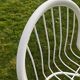70s tubular garden bench