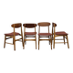 4 Vintage Teak Chairs