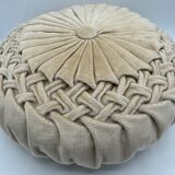 Coussin rond velours vintage