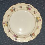 Hollow dish on foot compote, cream, fruits...porcelain