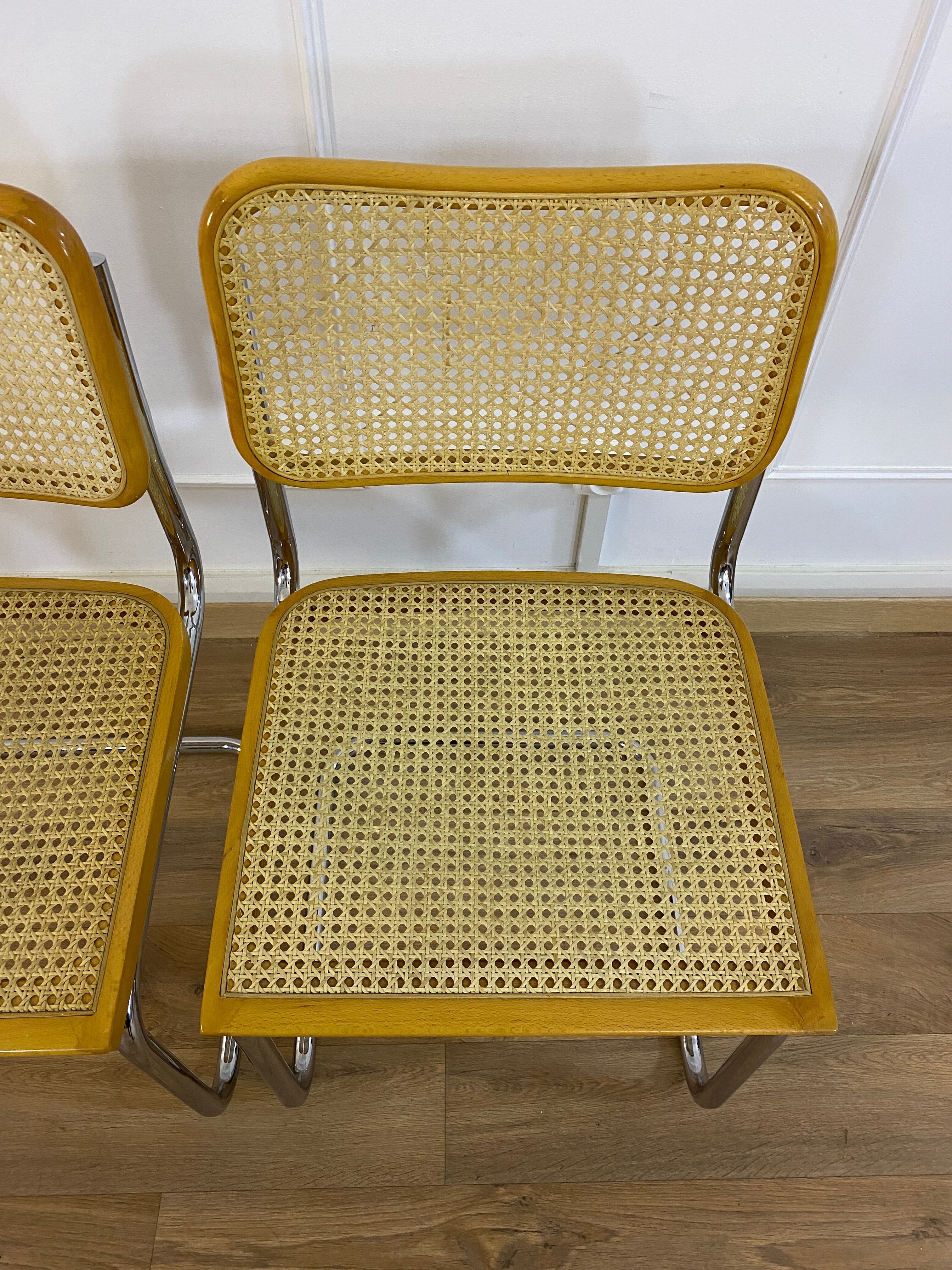 2 B32 chairs by Marcel Breuer