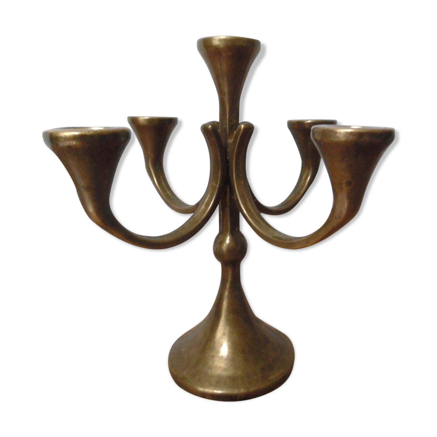 Brass candlestick 5-arms
