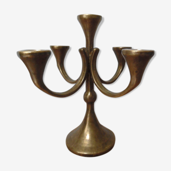 Brass candlestick 5-arms