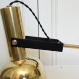 Wall light  vintage brass lamp