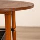 Vintage 60's table in wood and brass italian design