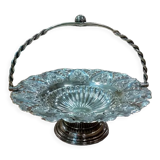 Silver metal basket