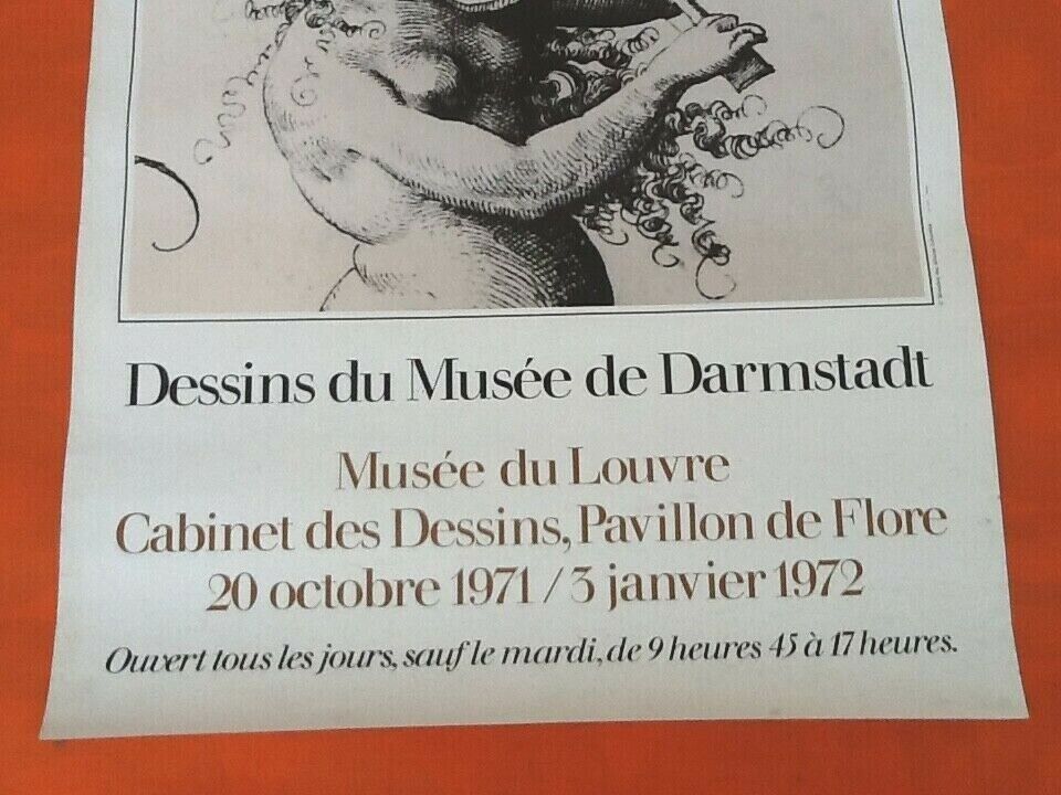Poster Drawings of the Museum of Darmstadt Louvre Museum
